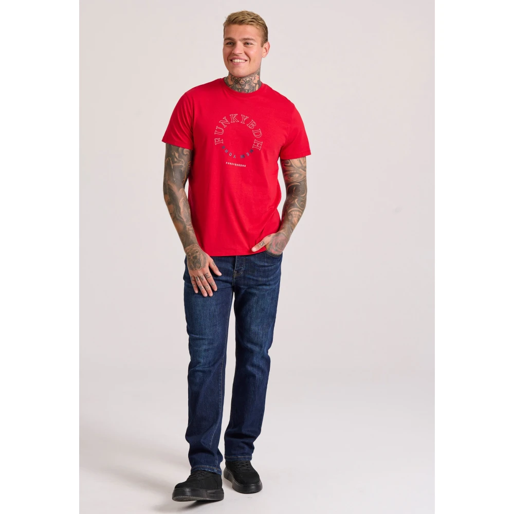 FUNKY BUDDHA T-shirt με graphic τύπωμα στο στήθος