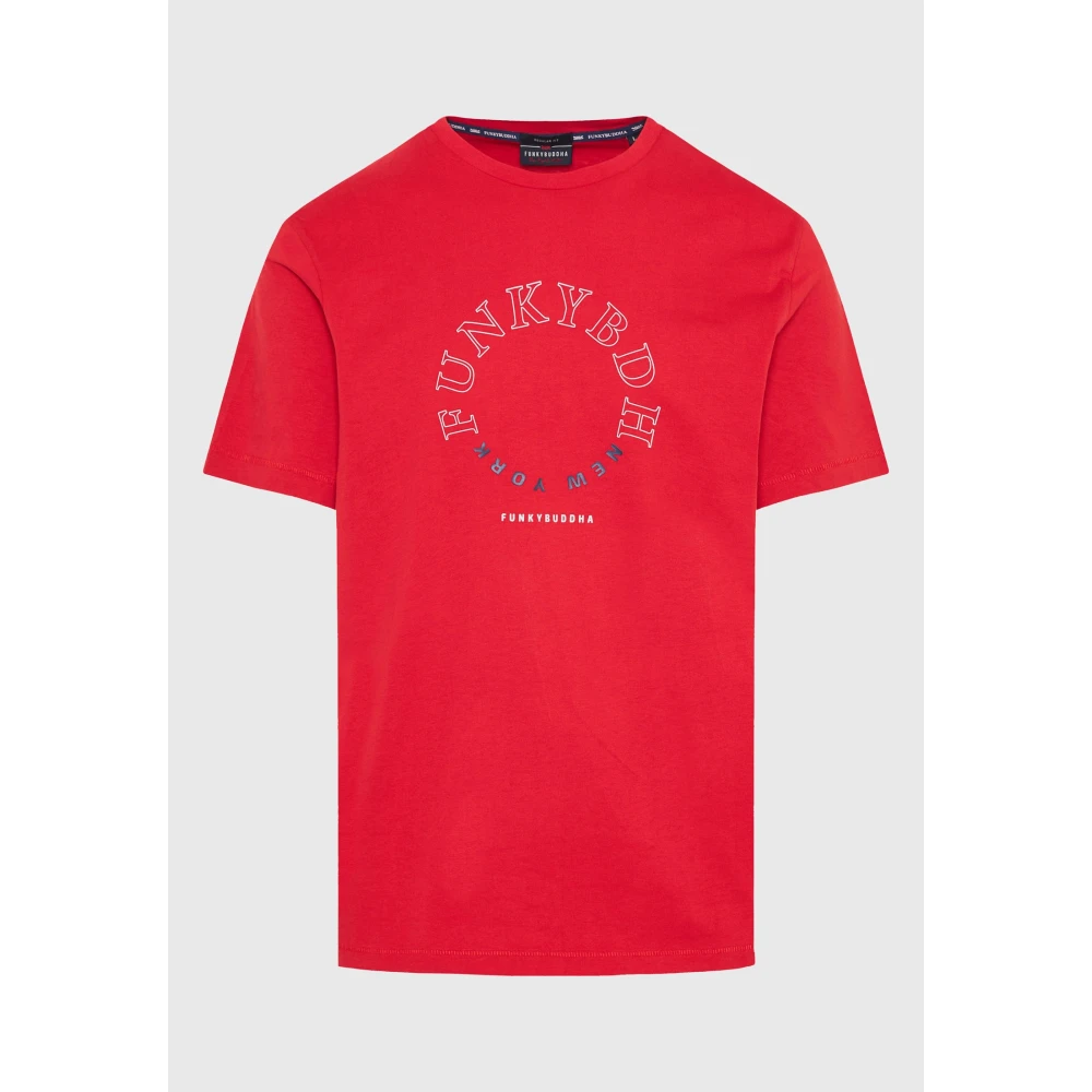 FUNKY BUDDHA T-shirt με graphic τύπωμα στο στήθος