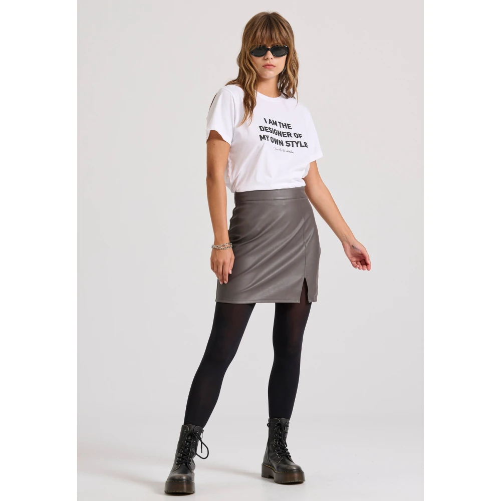 FUNKY BUDDHA T-shirt με text artwork τύπωμα στο στήθος