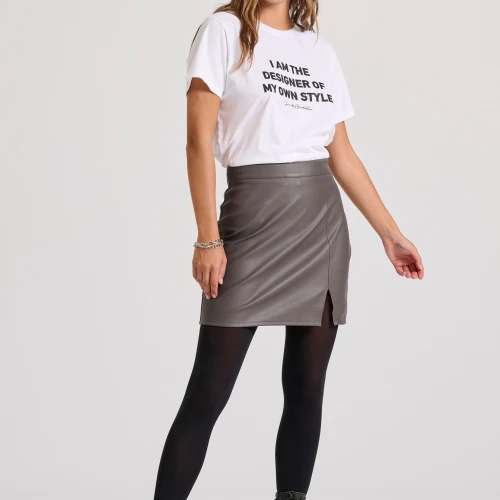 FUNKY BUDDHA T-shirt με text artwork τύπωμα στο στήθος