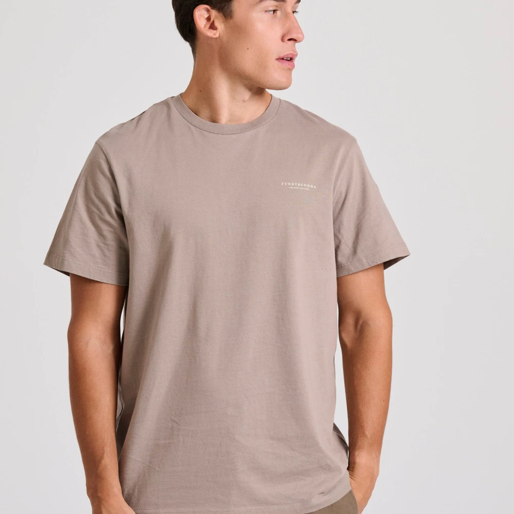 FUNKY BUDDHA T-shirt με λαιμόκοψη - The essentials