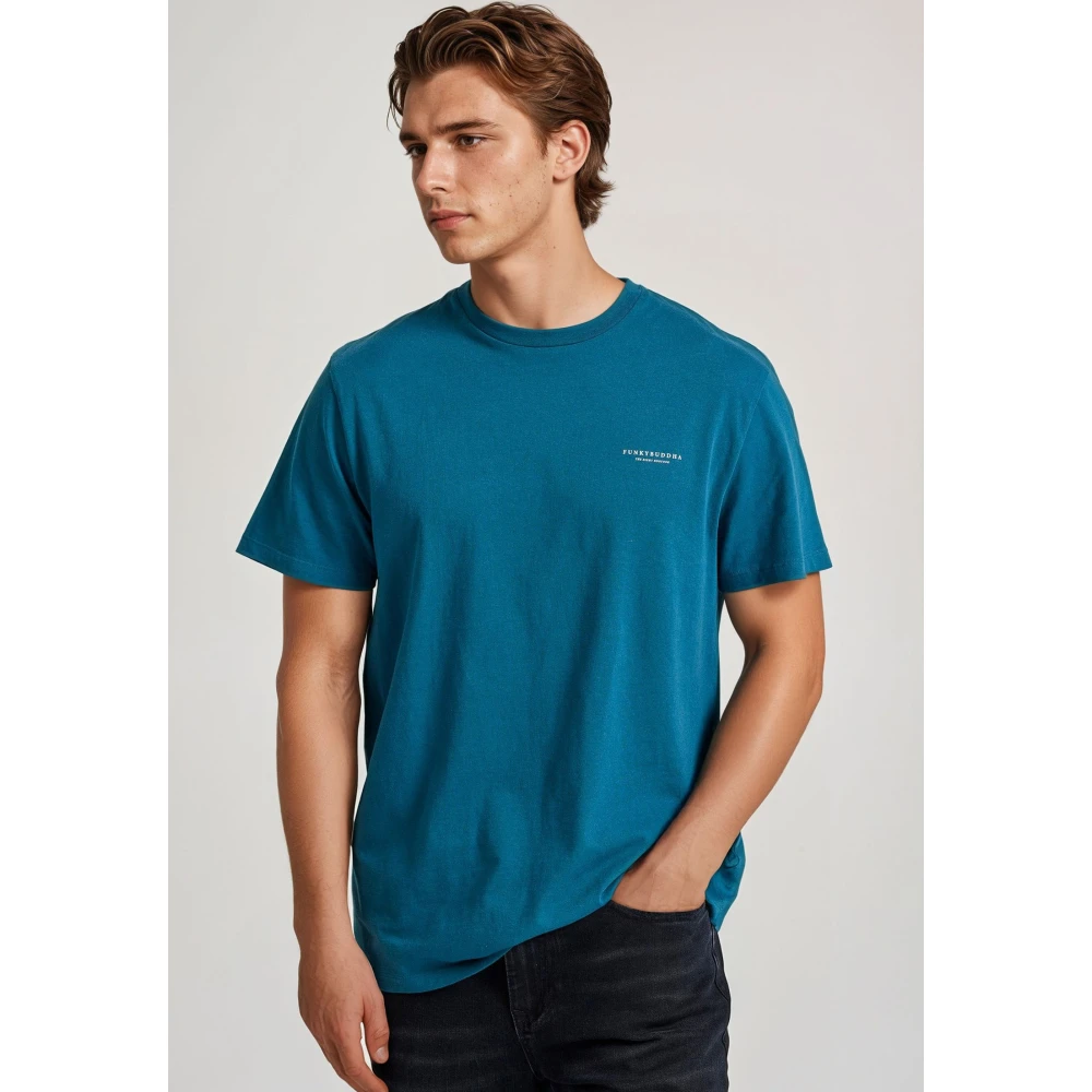 FUNKY BUDDHA T-shirt με λαιμόκοψη - The essentials