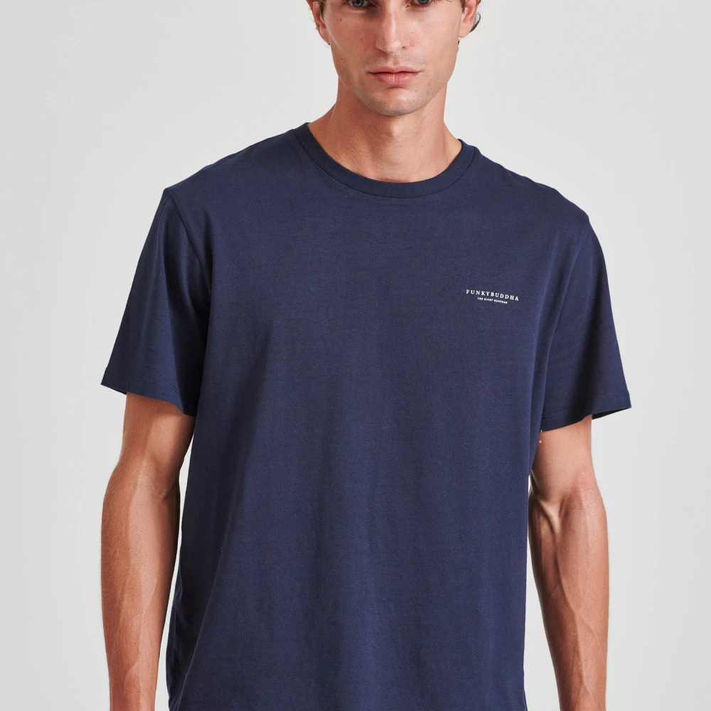 FUNKY BUDDHA T-shirt με λαιμόκοψη - The essentials