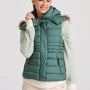 FUNKY BUDDHA Αμάνικο καπιτονέ puffer μπουφάν με αποσπώμενη γούν