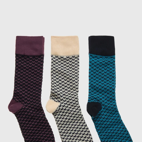 FUNKY BUDDHA Ανδρικές κάλτσες (σετ 3 τεμ.)