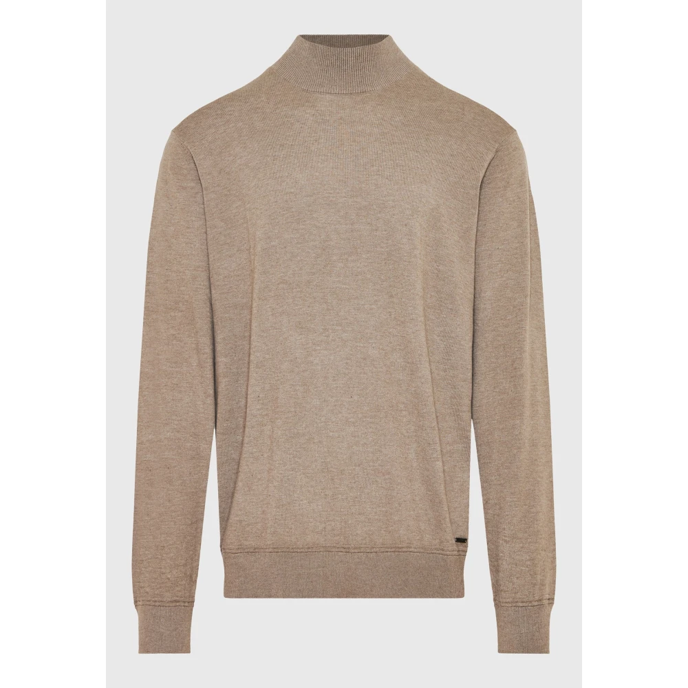 FUNKY BUDDHA Ανδρική πλεκτή μπλούζα με ψηλή λαιμόκοψη