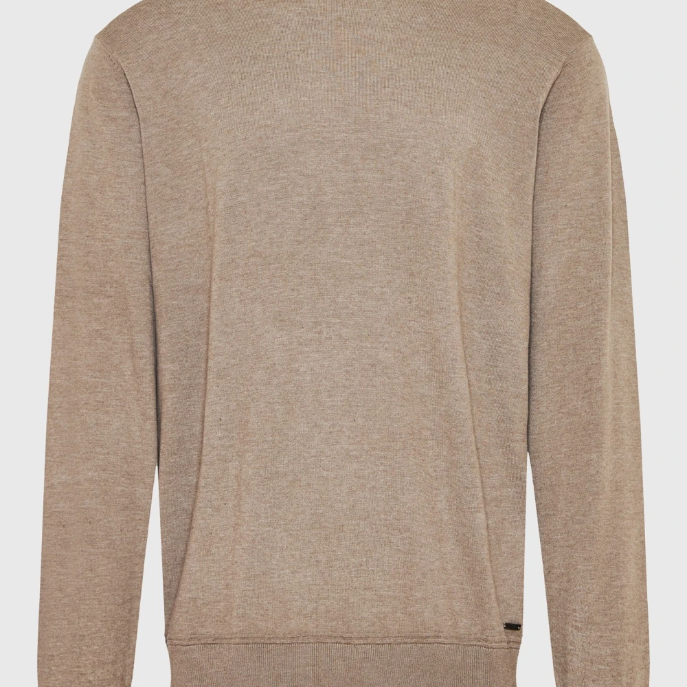 FUNKY BUDDHA Ανδρική πλεκτή μπλούζα με ψηλή λαιμόκοψη