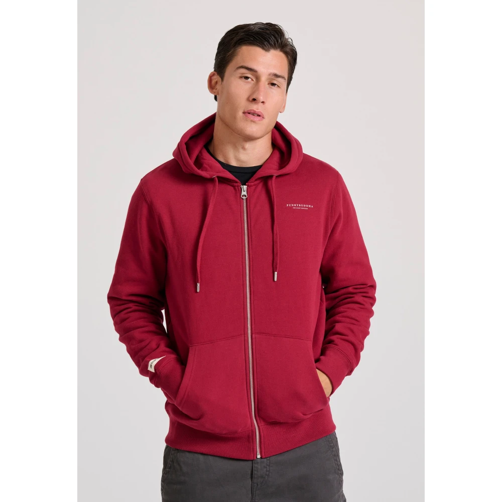 FUNKY BUDDHA Ανδρική φούτερ ζακέτα - The essentials