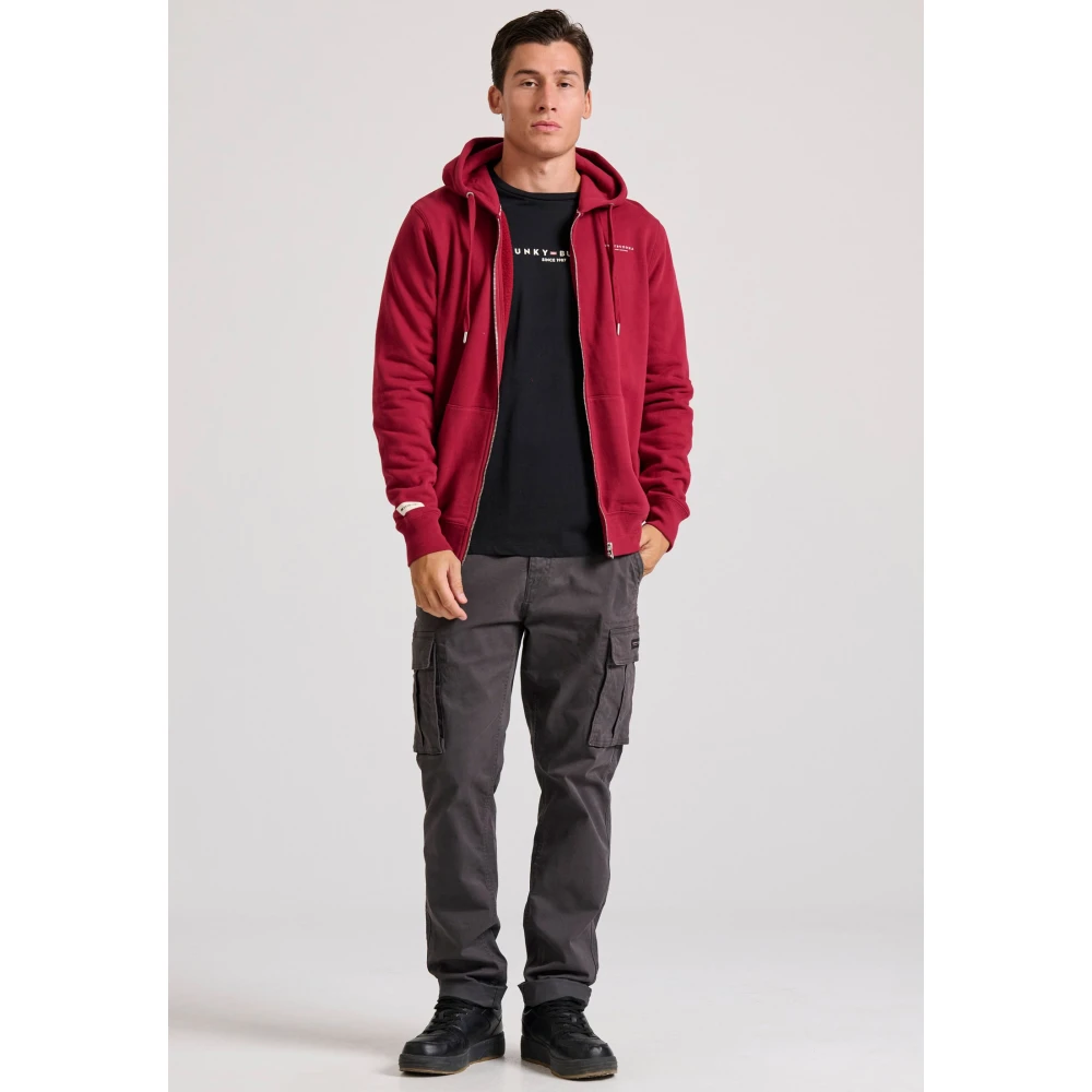 FUNKY BUDDHA Ανδρική φούτερ ζακέτα - The essentials