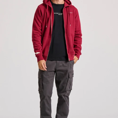 FUNKY BUDDHA Ανδρική φούτερ ζακέτα - The essentials