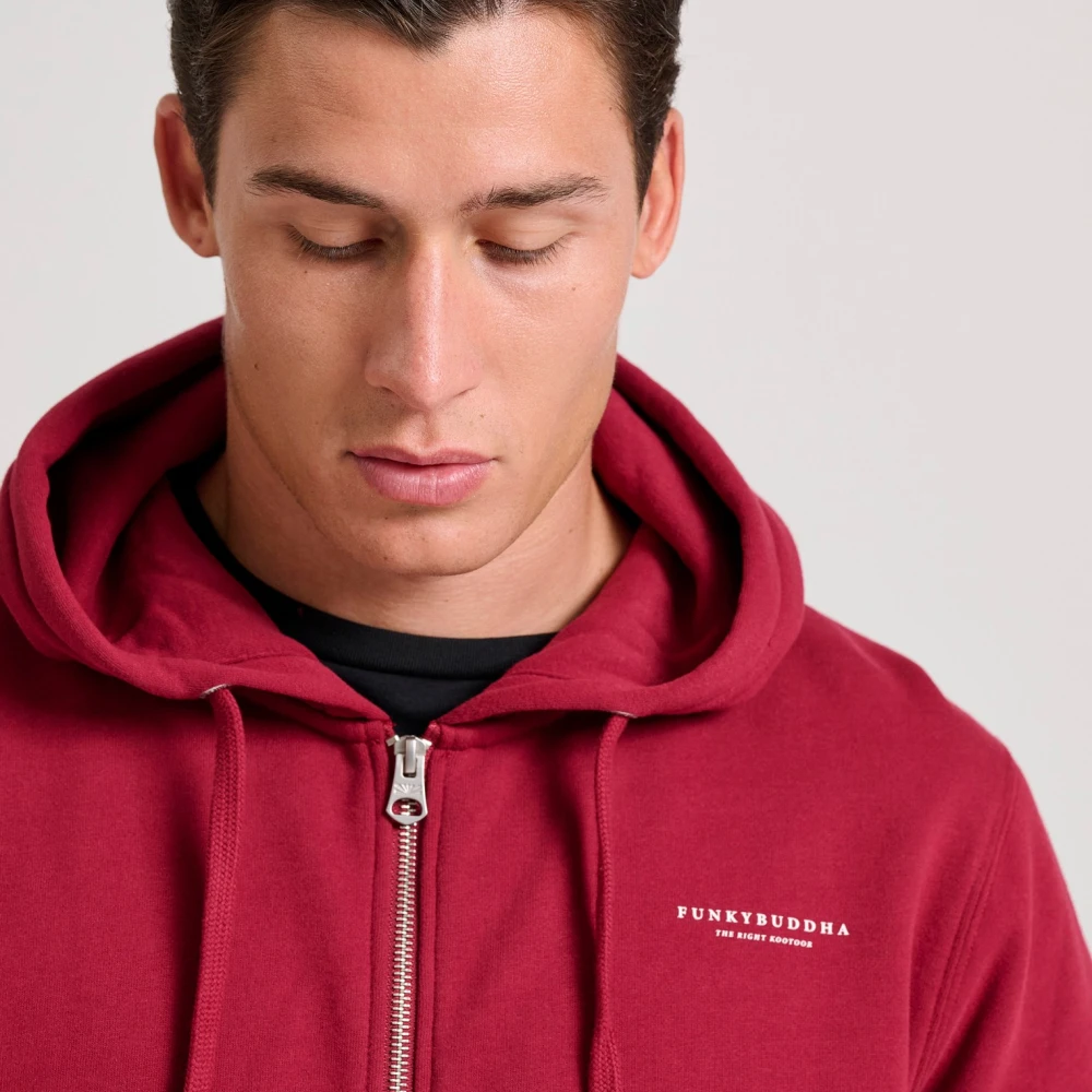 FUNKY BUDDHA Ανδρική φούτερ ζακέτα - The essentials