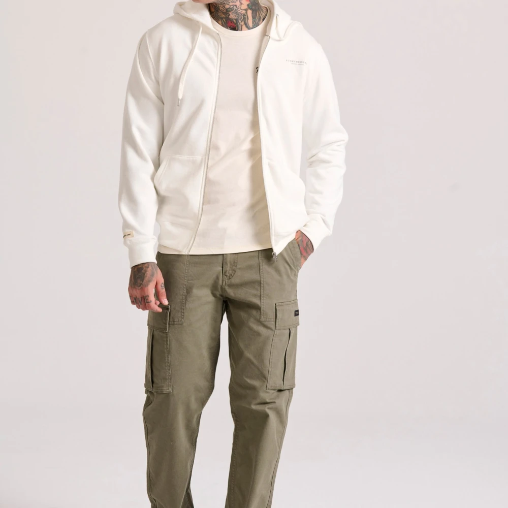 FUNKY BUDDHA Ανδρική φούτερ ζακέτα - The essentials