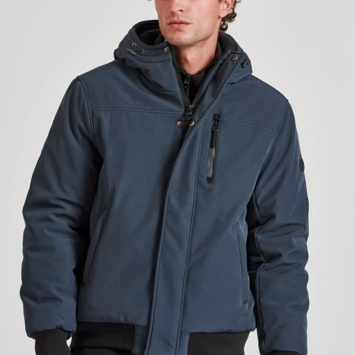 FUNKY BUDDHA Ανδρικό bomber μπουφάν με κουκούλα