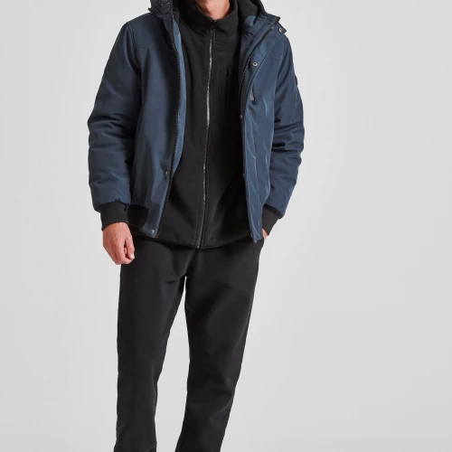 FUNKY BUDDHA Ανδρικό bomber μπουφάν με κουκούλα