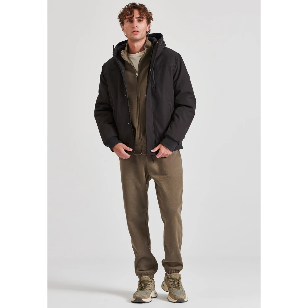 FUNKY BUDDHA Ανδρικό bomber μπουφάν με κουκούλα