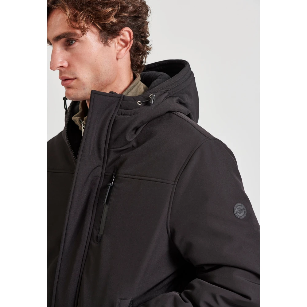 FUNKY BUDDHA Ανδρικό bomber μπουφάν με κουκούλα
