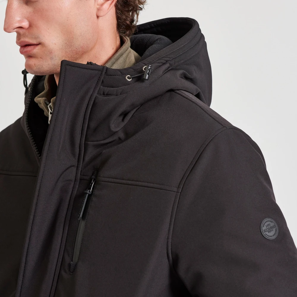FUNKY BUDDHA Ανδρικό bomber μπουφάν με κουκούλα