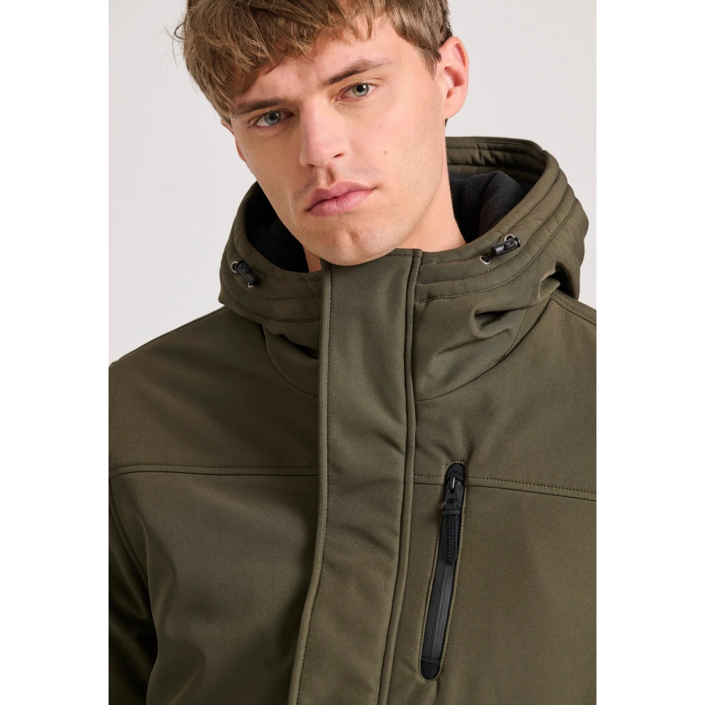 FUNKY BUDDHA Ανδρικό bomber μπουφάν με κουκούλα