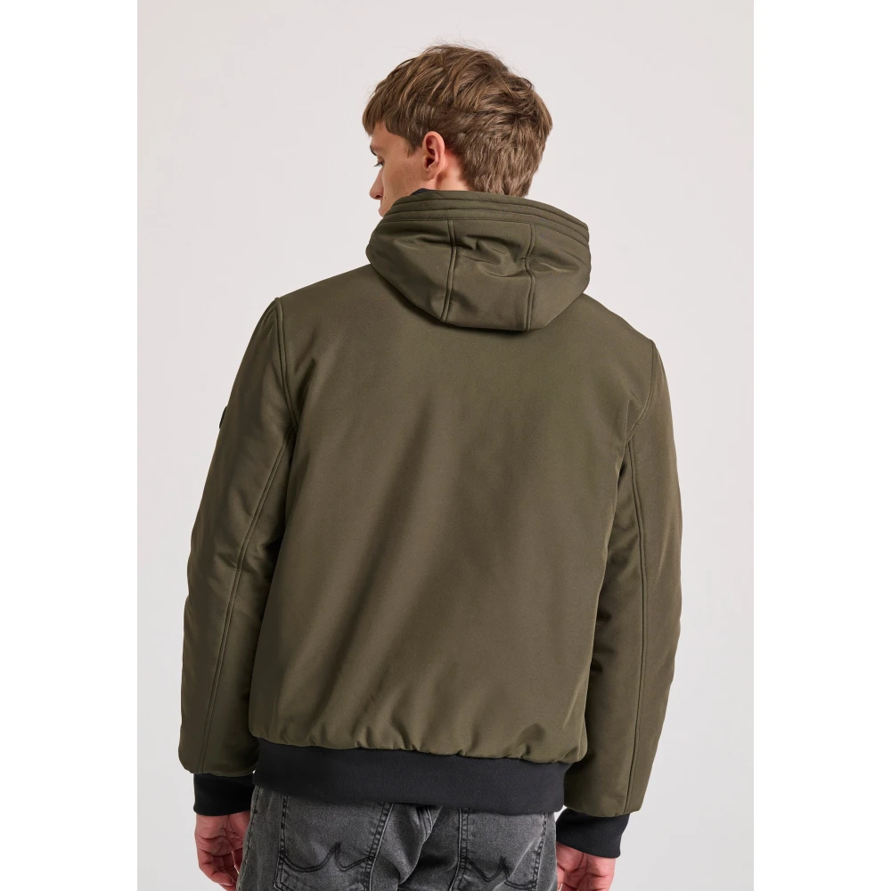 FUNKY BUDDHA Ανδρικό bomber μπουφάν με κουκούλα