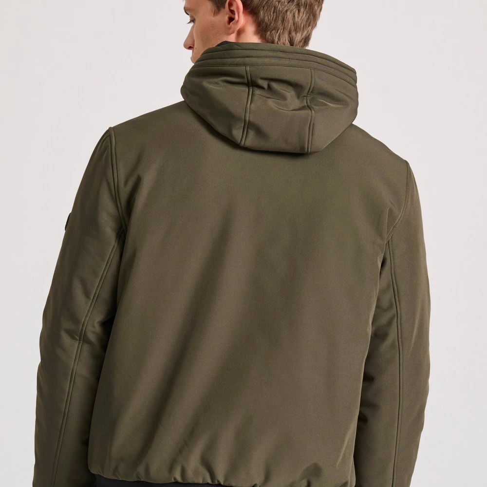 FUNKY BUDDHA Ανδρικό bomber μπουφάν με κουκούλα