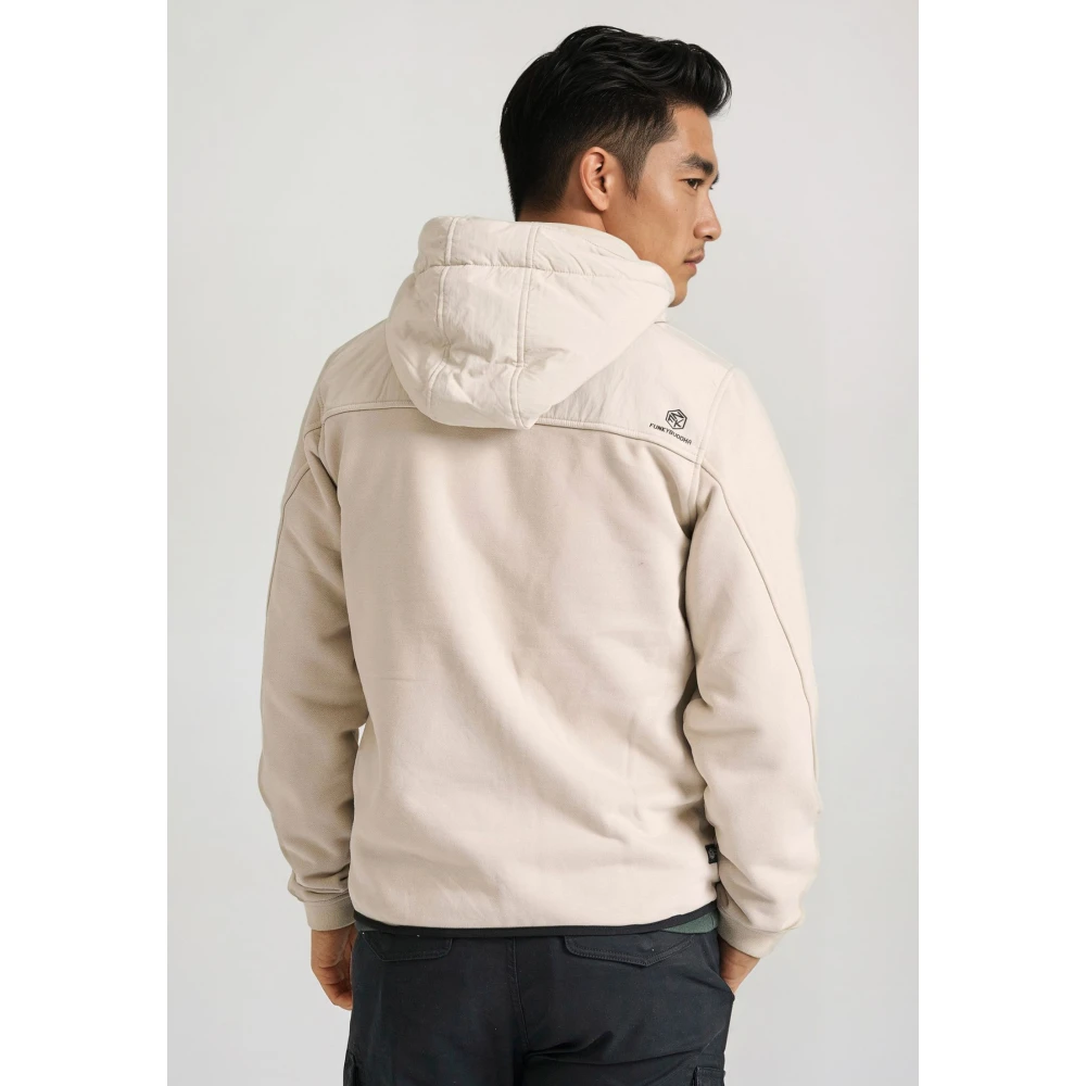 FUNKY BUDDHA Ανδρικό casual μπουφάν με καπιτονέ επένδυση