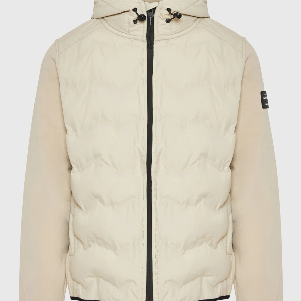 FUNKY BUDDHA Ανδρικό casual μπουφάν με καπιτονέ επένδυση