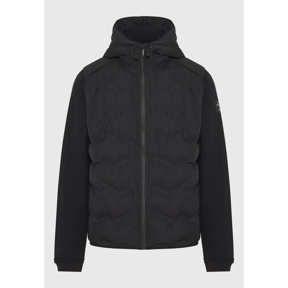 FUNKY BUDDHA Ανδρικό casual μπουφάν με καπιτονέ επένδυση