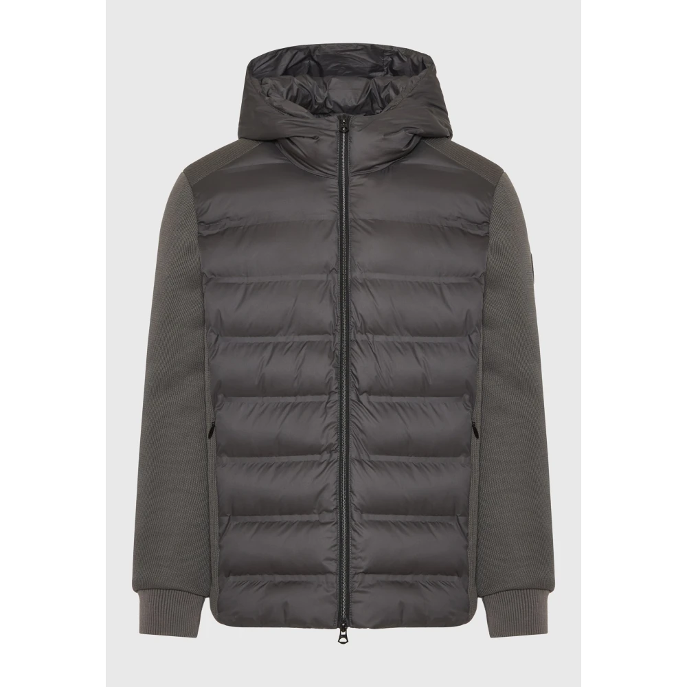 FUNKY BUDDHA Ανδρικό casual μπουφάν σε rib ύφανση