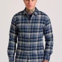 FUNKY BUDDHA Ανδρικό flannel καρό πουκάμισο