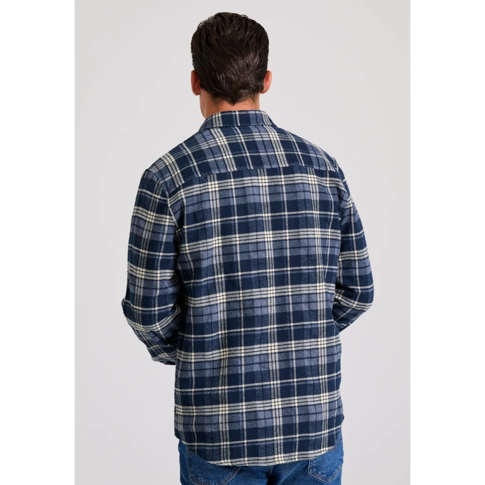 FUNKY BUDDHA Ανδρικό flannel καρό πουκάμισο