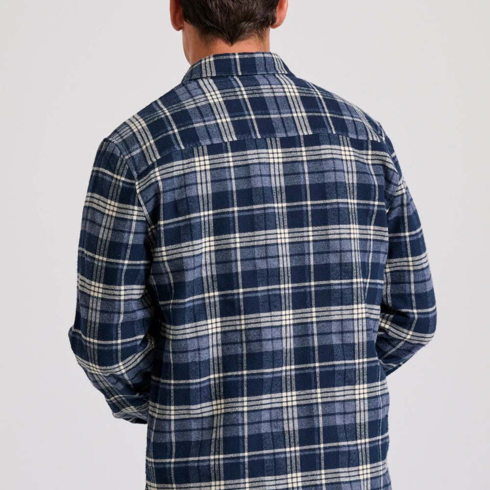 FUNKY BUDDHA Ανδρικό flannel καρό πουκάμισο