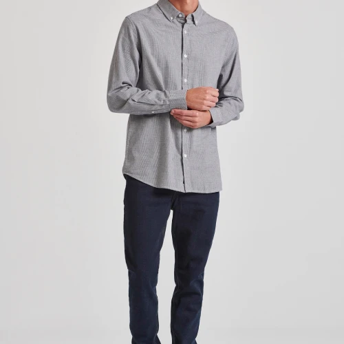 FUNKY BUDDHA Ανδρικό flannel πουκάμισο με μοτίβο