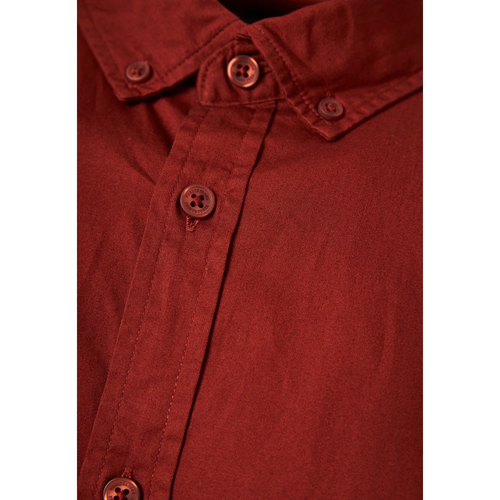 FUNKY BUDDHA Ανδρικό garment dyed twill πουκάμισο