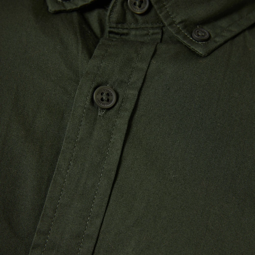 FUNKY BUDDHA Ανδρικό garment dyed twill πουκάμισο