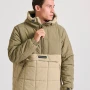 FUNKY BUDDHA Ανδρικό overhead jacket με κουκούλα