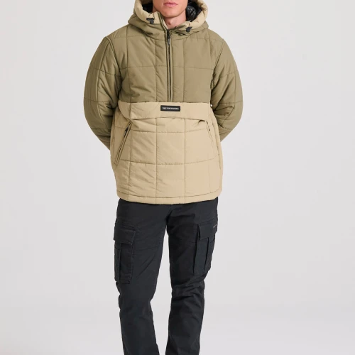 FUNKY BUDDHA Ανδρικό overhead jacket με κουκούλα