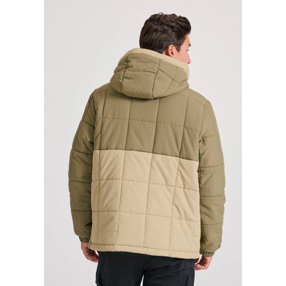 FUNKY BUDDHA Ανδρικό overhead jacket με κουκούλα