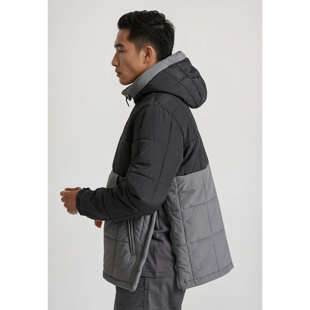 FUNKY BUDDHA Ανδρικό overhead jacket με κουκούλα