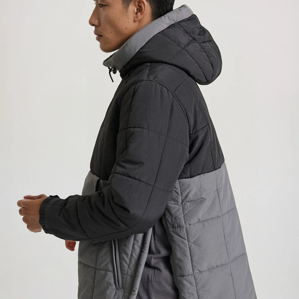 FUNKY BUDDHA Ανδρικό overhead jacket με κουκούλα