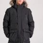 FUNKY BUDDHA Ανδρικό puffer parka με αποσπώμενη κουκούλα