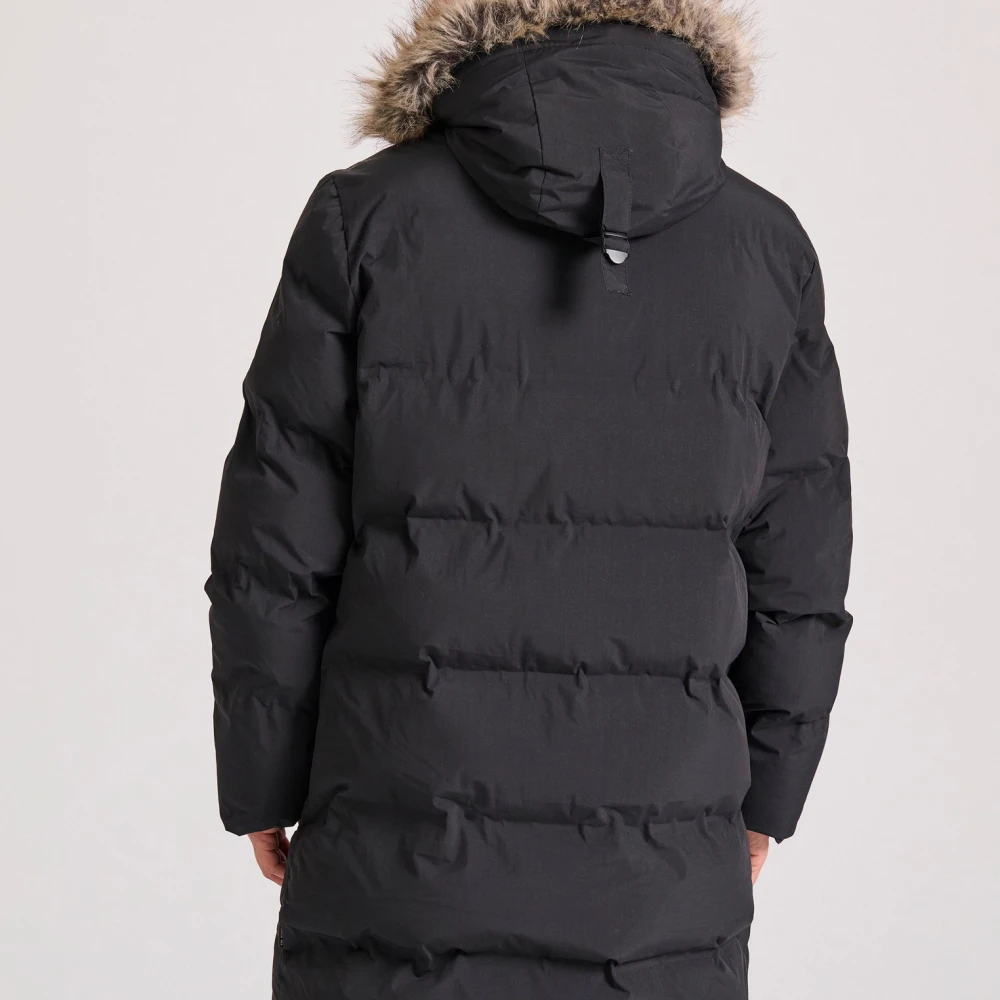 FUNKY BUDDHA Ανδρικό puffer parka με αποσπώμενη κουκούλα
