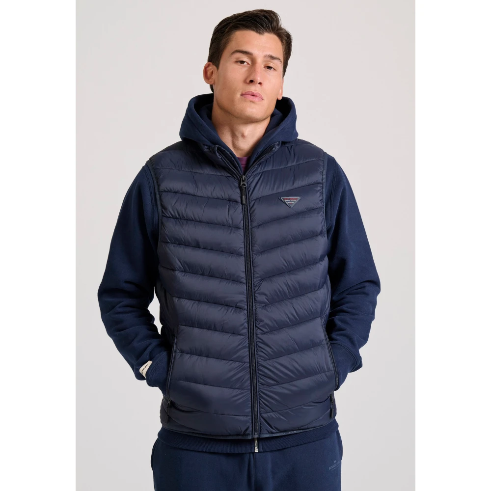 FUNKY BUDDHA Ανδρικό αμάνικο καπιτονέ μπουφάν