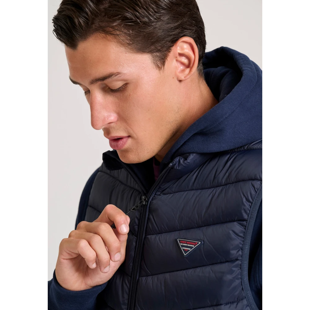 FUNKY BUDDHA Ανδρικό αμάνικο καπιτονέ μπουφάν