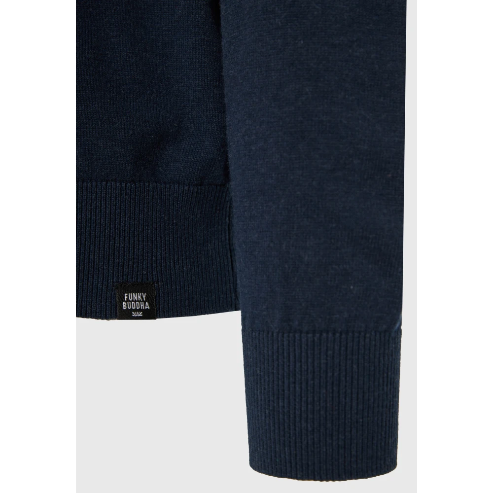 FUNKY BUDDHA Ανδρικό βαμβακερό πουλόβερ - The essentials