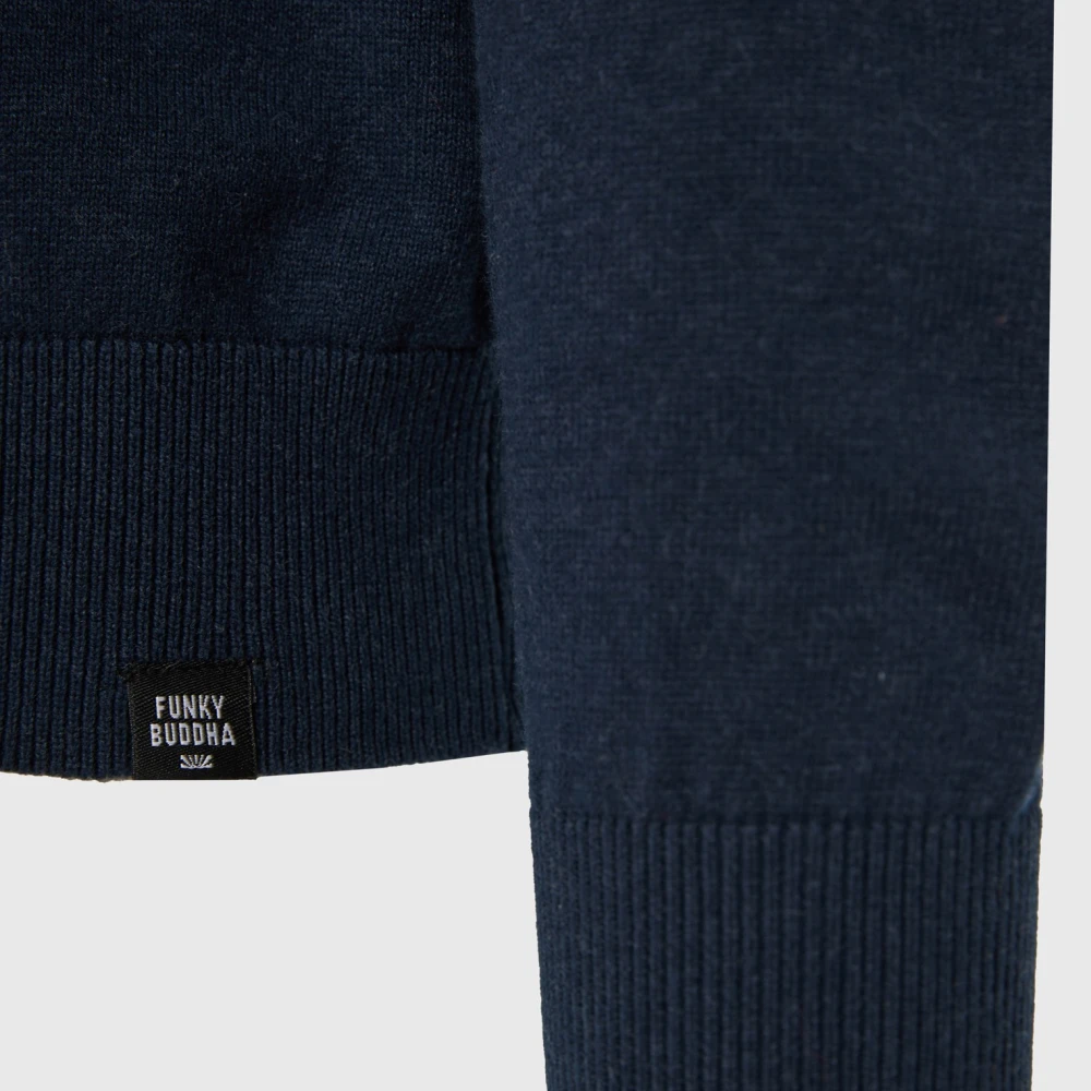 FUNKY BUDDHA Ανδρικό βαμβακερό πουλόβερ - The essentials