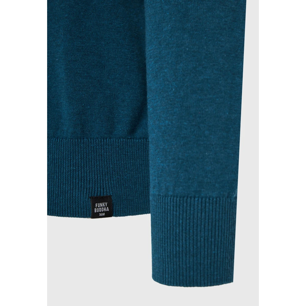 FUNKY BUDDHA Ανδρικό βαμβακερό πουλόβερ - The essentials