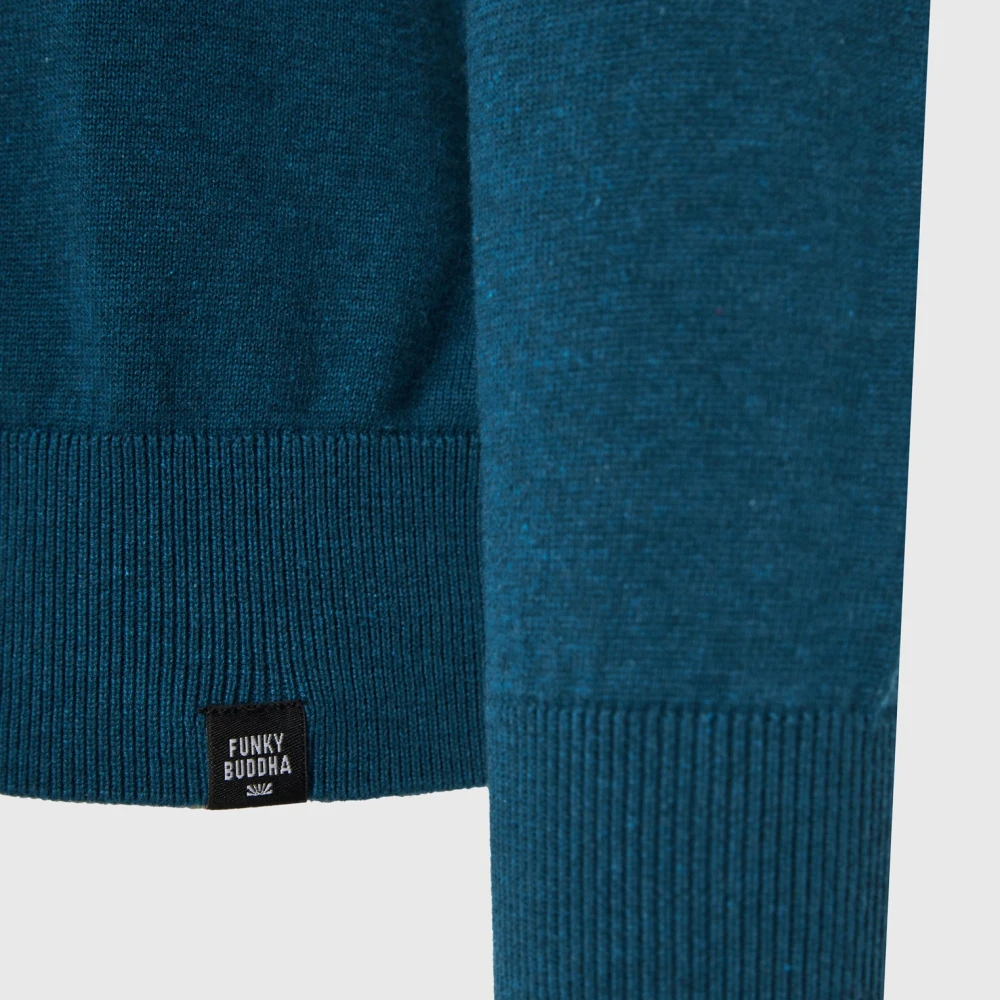 FUNKY BUDDHA Ανδρικό βαμβακερό πουλόβερ - The essentials