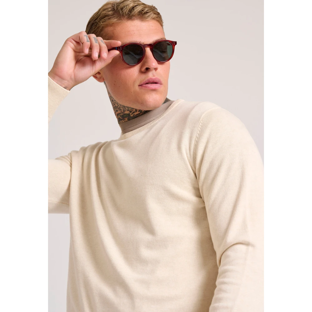 FUNKY BUDDHA Ανδρικό βαμβακερό πουλόβερ - The essentials