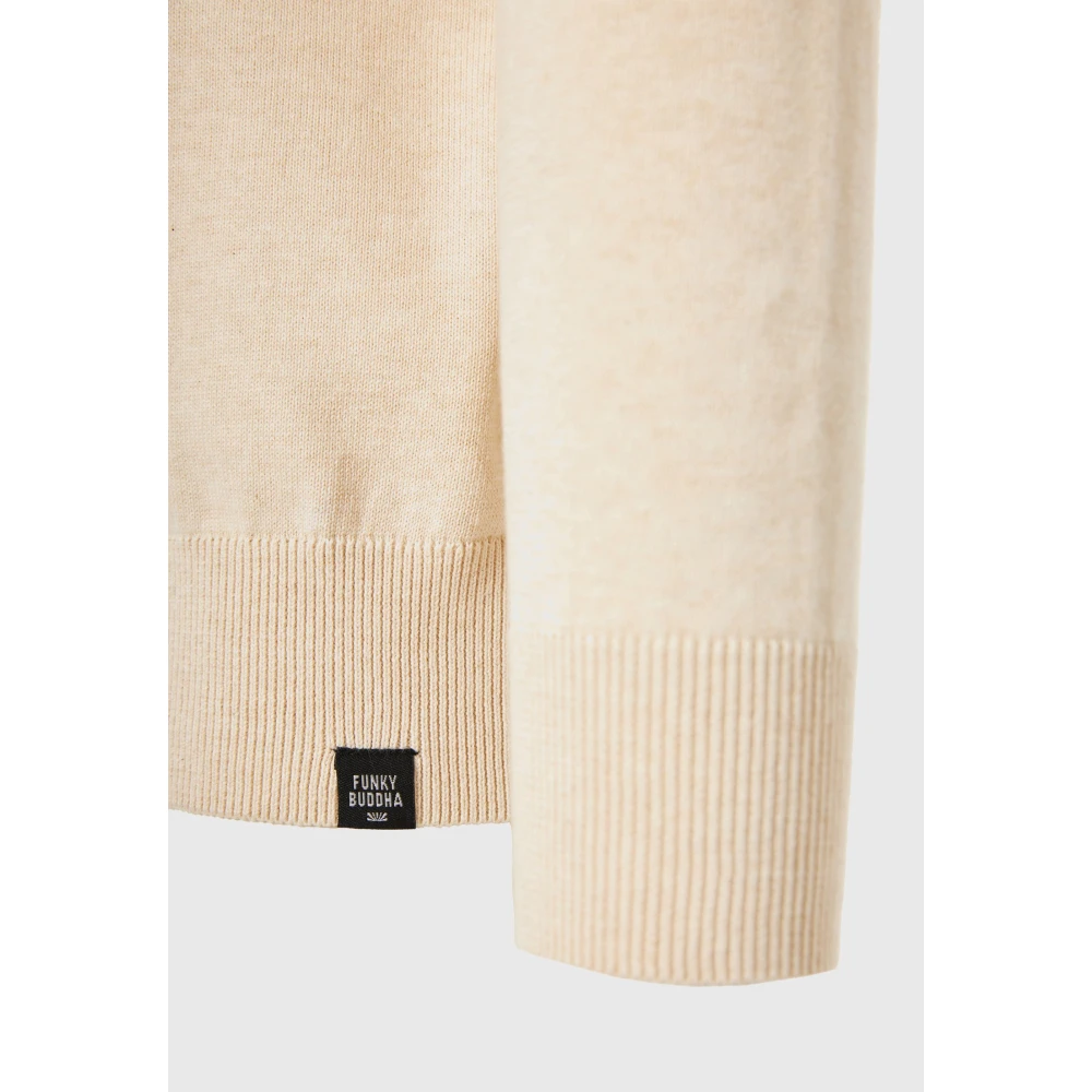 FUNKY BUDDHA Ανδρικό βαμβακερό πουλόβερ - The essentials