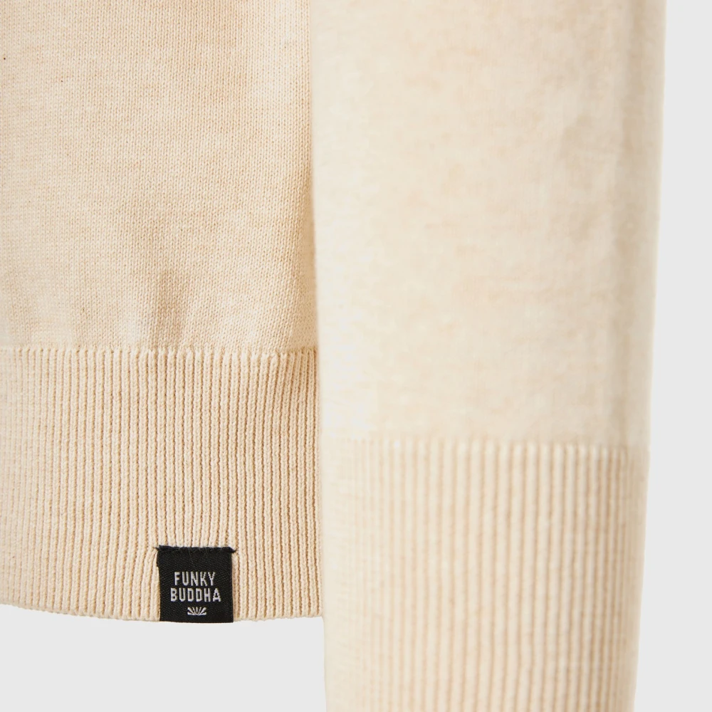 FUNKY BUDDHA Ανδρικό βαμβακερό πουλόβερ - The essentials